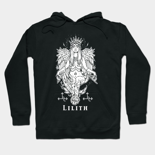 Lilith Mother of Demons Hoodie by tracydixon